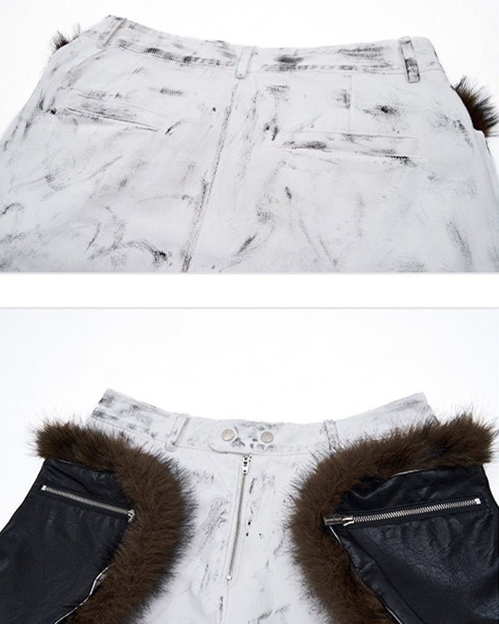 New Wasteland Fur Pocket Utility Shorts