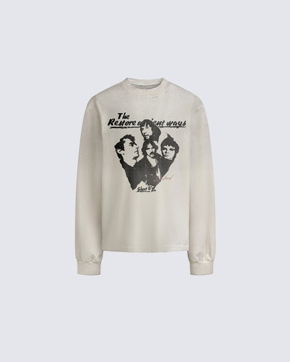 Autumn Retro American Style Cotton T-Shirt