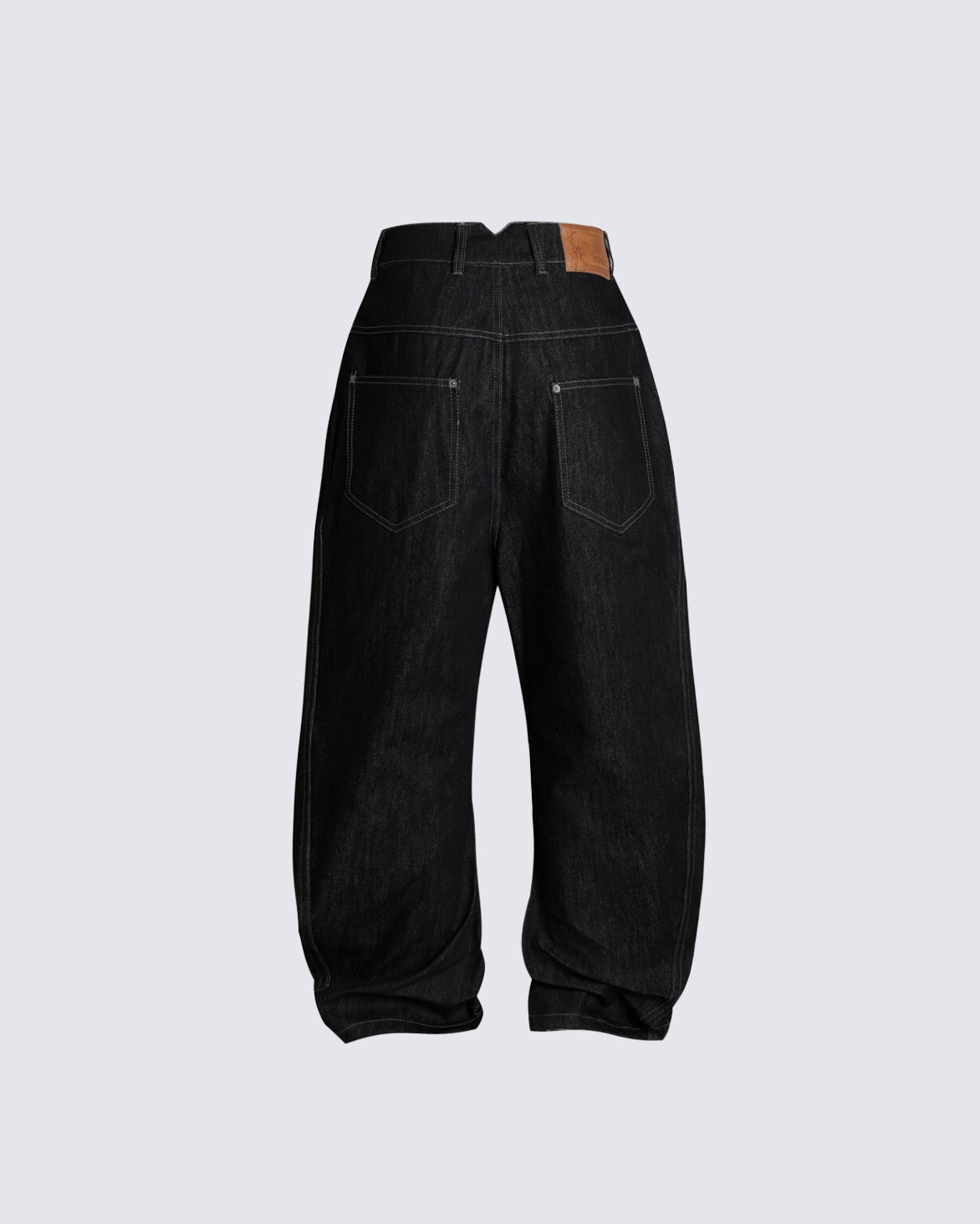 Vintage Multi-Button Denim Pants