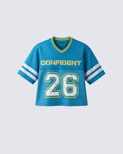 Retro Sports Mesh Number Jersey Tee