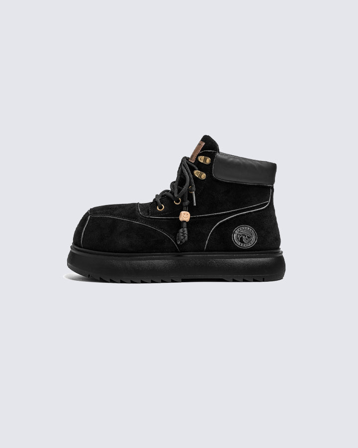 Chunky Plush Martin Boots
