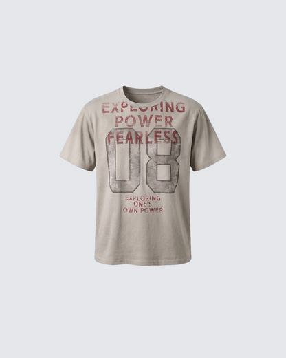Vintage Number Print T-Shirt