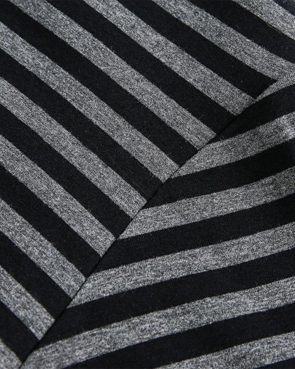Striped Faux Fur Hooded Jacket