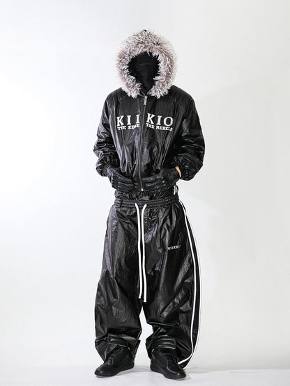 KIIKIO Gloss Embroidered Boxy Jacket