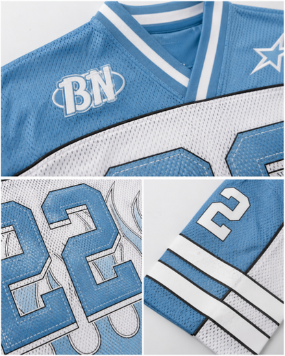 Sport Mesh Number Graphic Jersey Tee