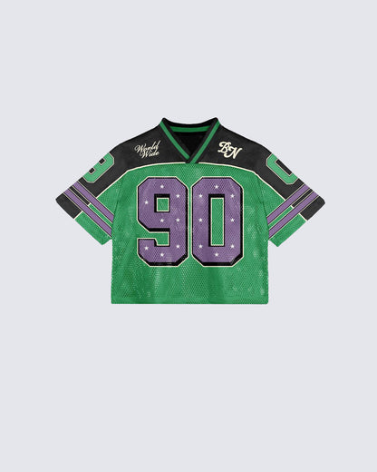 Sport Mesh Number Graphic Jersey Tee