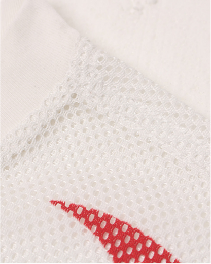 Breathable Mesh Graphic Street Tee