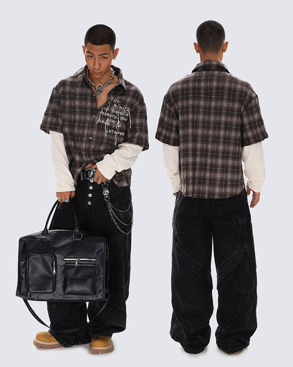 American Vintage Faux Two-Piece Shirt