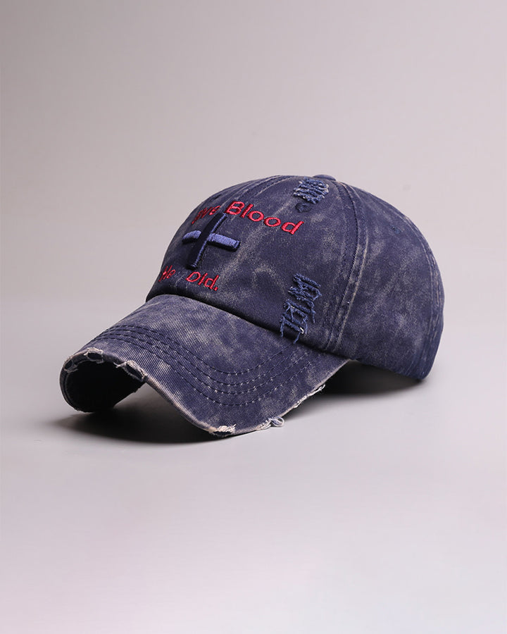 Vintage New Distressed Embroidered Baseball Cap
