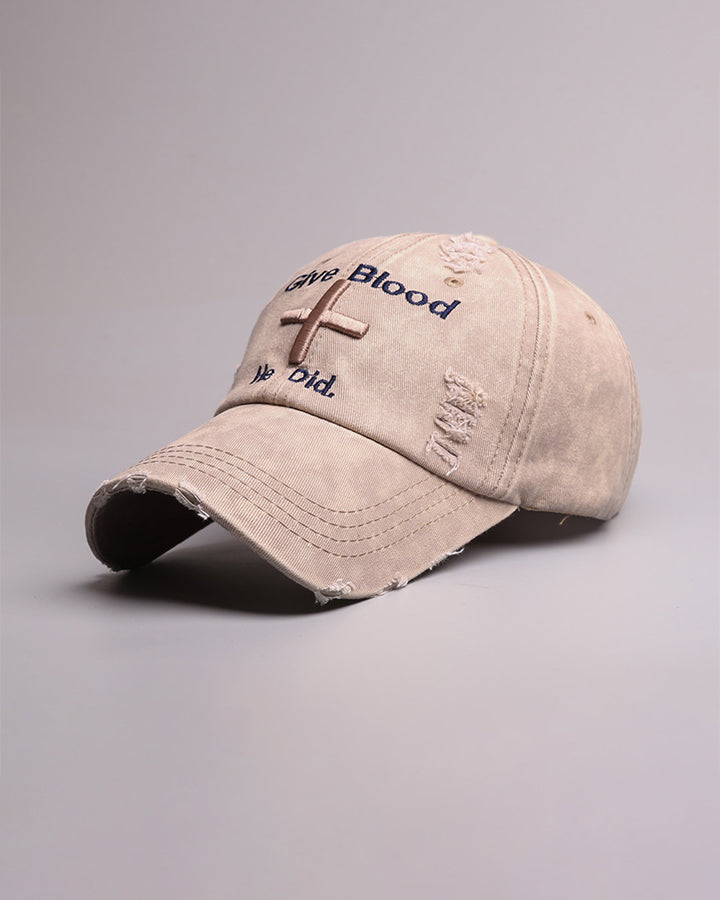 Vintage New Distressed Embroidered Baseball Cap