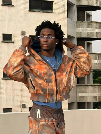 Wasteland Hooded Mud-Dye Jacket