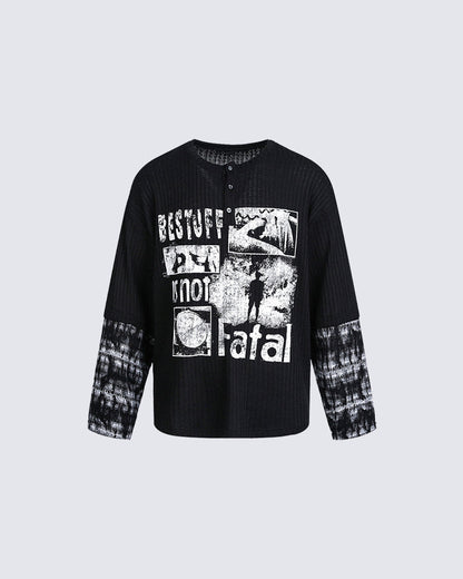 2026 Vintage Ribbed Texture Sweatshirt