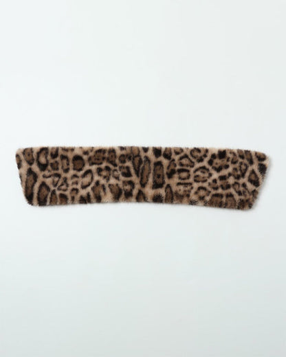 Barn-Style American Leopard Faux Suede Jacket