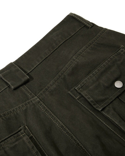 Loose Fit Vintage Utility Trousers