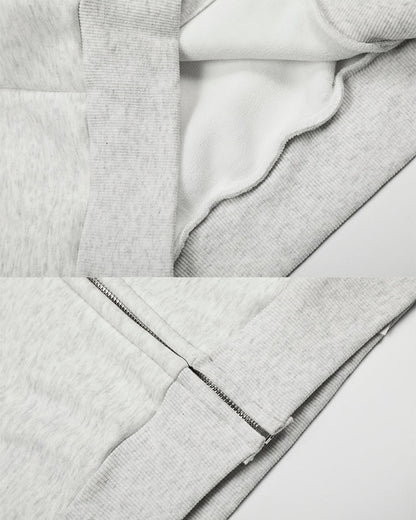 Winter New Full-Face Hooded Zip Sweatshirt