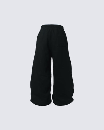 New Winter Hip Hop Vintage  Fleece Casual Pants