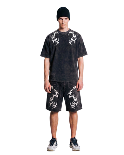 Vintage Washed Tribal Print T-Shirt