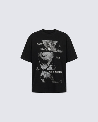 New Vintage Graphic Print T-Shirt