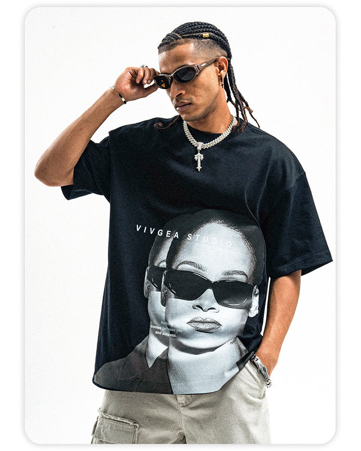 New Wasteland Style Graphic T-Shirt