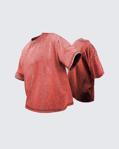 Distressed Short Sleeve T-shirt