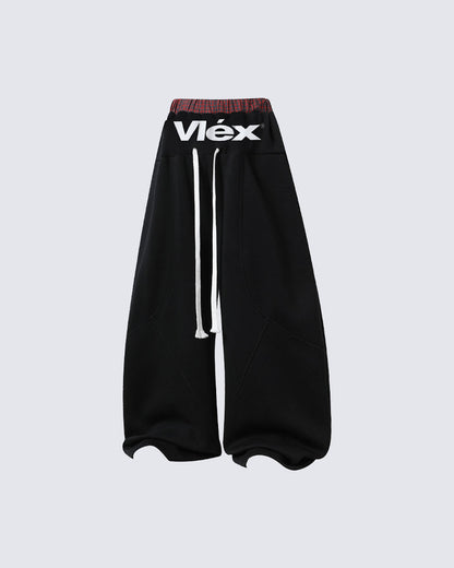 New High Street Colorblock Wide Sweatpants