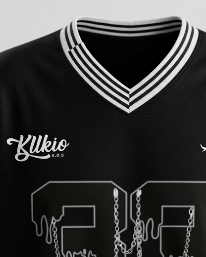 Vintage Graphic Cropped Street Jersey