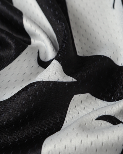 Gothic Number Mesh Jersey Tee