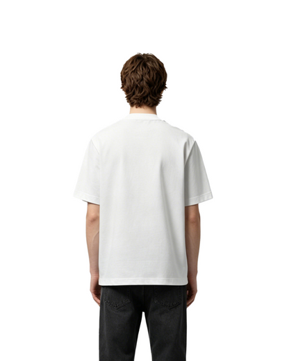 Minimal Studded Letter Print Street T-Shirt