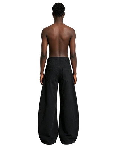 American Street Studded Wide-Leg Cargo Pants